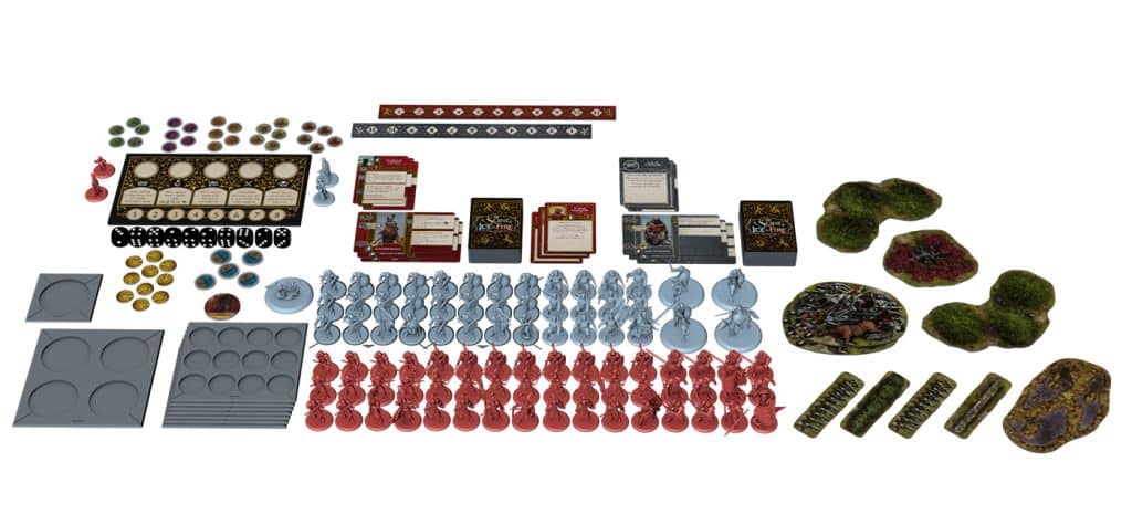 Les figurines de la boîte de démarrage Stark Vs Lannister